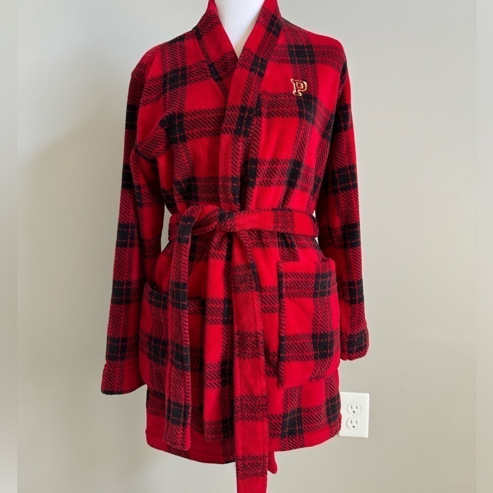 PINK Victoria’s Secret Plaid Robe XS/S